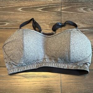 Grey Motherhood Intimates Nursing Sports Bra Racerback large DD breastfeeding